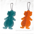 Reflective safety bear shape keychain